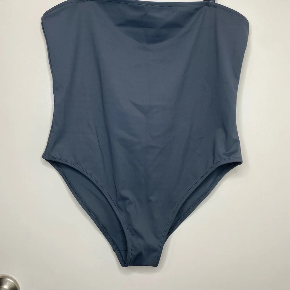 NEW!! SKIMS SHAPING SWIM CAMI ONE PIECE ~ Gunmetal